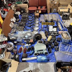 Huge lot of Volkswagen parts from the 50s and 60s