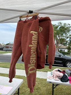 Disney Fuzzy Sherpa Hoodie Sweatsuit - S