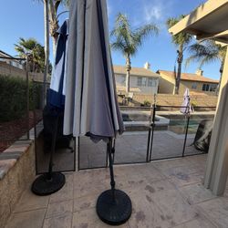 Free Umbrella With Weighted Base