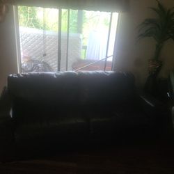Leather Couch New
