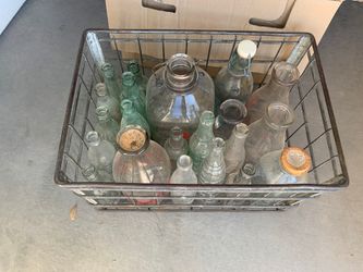 Vintage Soda & Milk Bottles