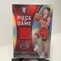 Reed Sheppard Rookie Jersey – Piece of the Game Rockets