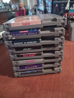 Nintendo nes games $10 each clean and tested all work pick up in Glendale