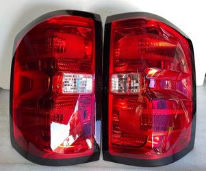 LA Zona Auto Parts 2014 to 2019 Chevrolet Silverado Tail Lights Luces Traceras Micas Calaveras