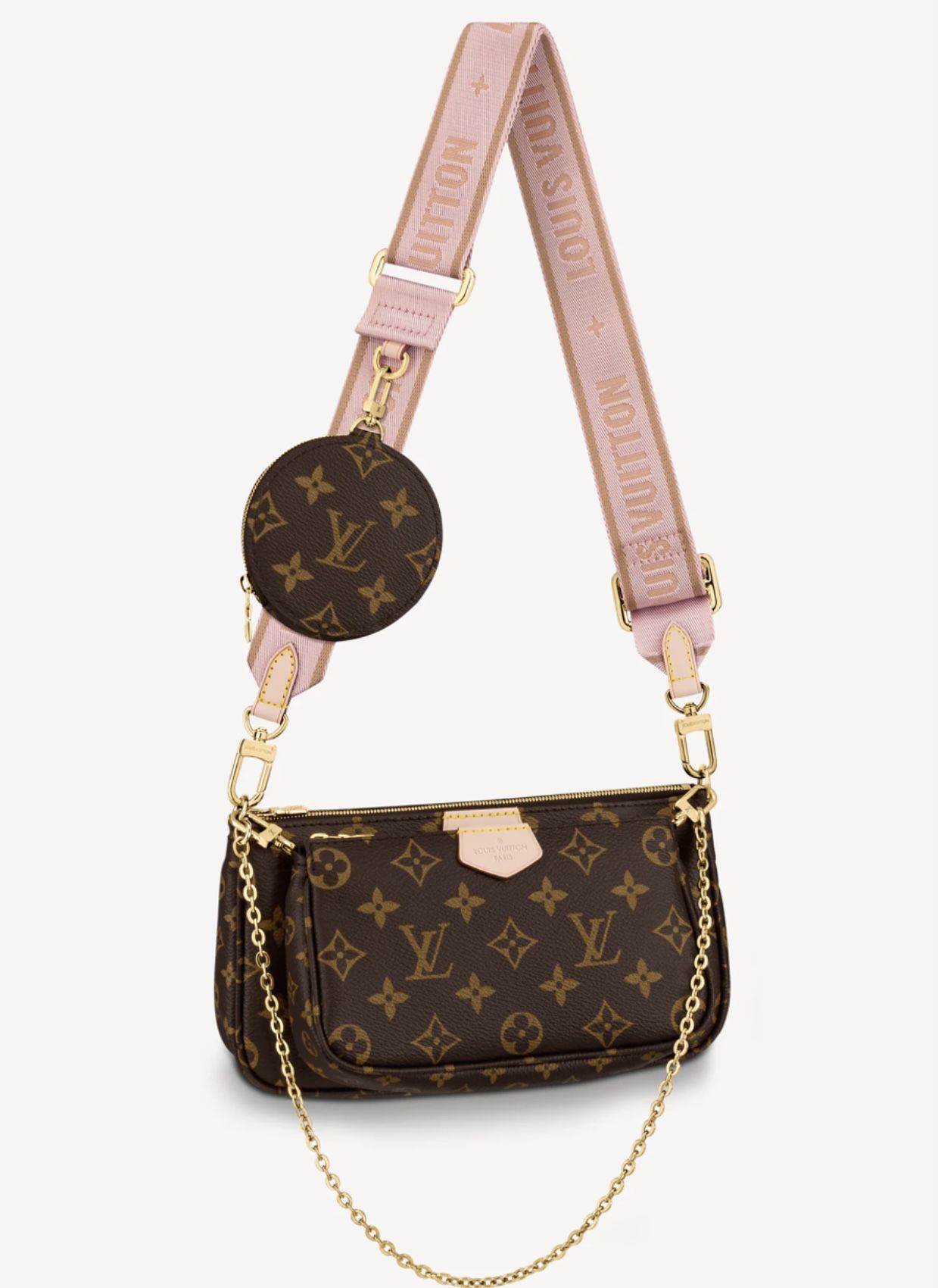 Fashionable Monogram Crossbody with Coin Purse