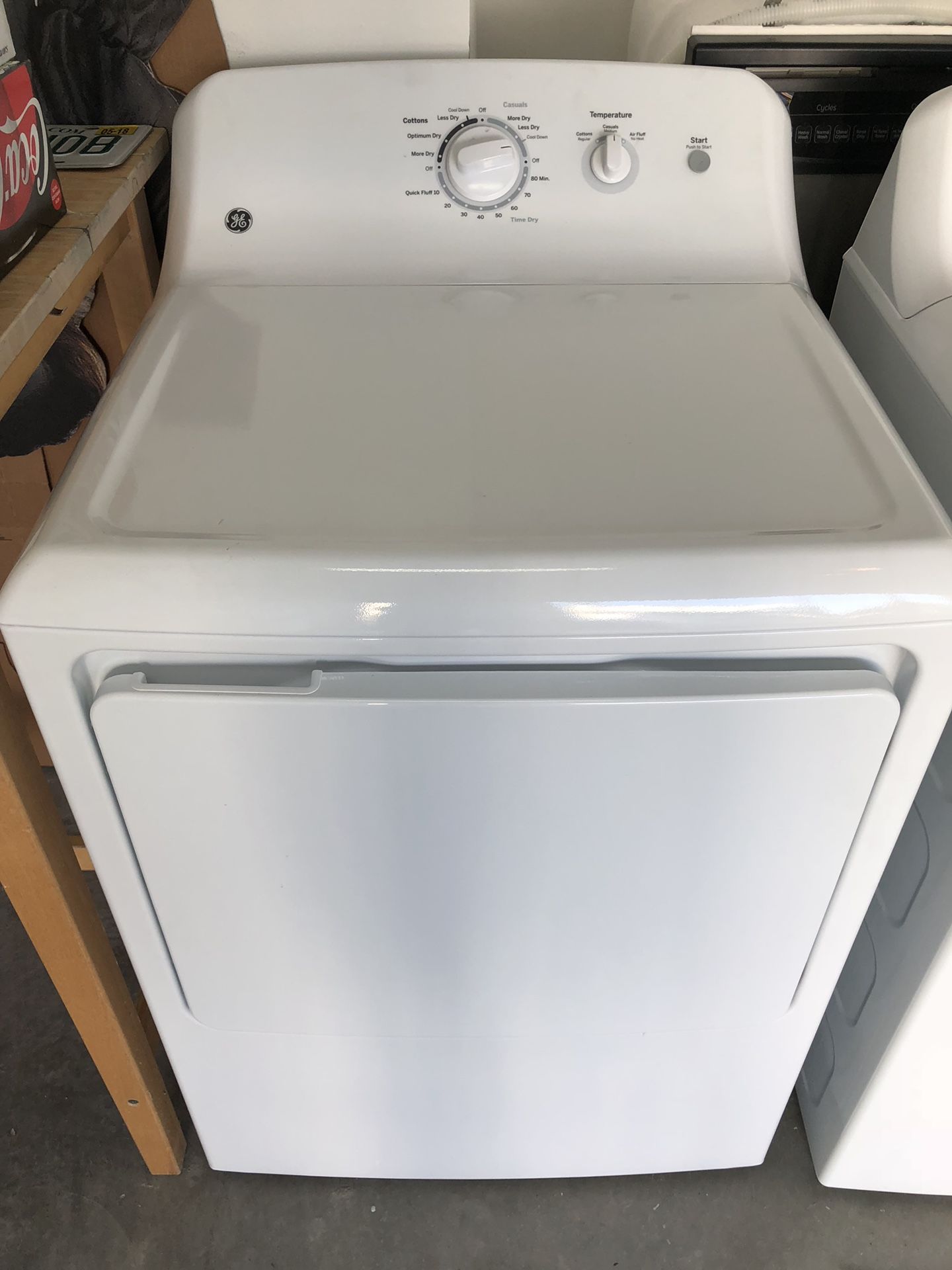 GE Gas dryer Model:GTX22GASK0WW