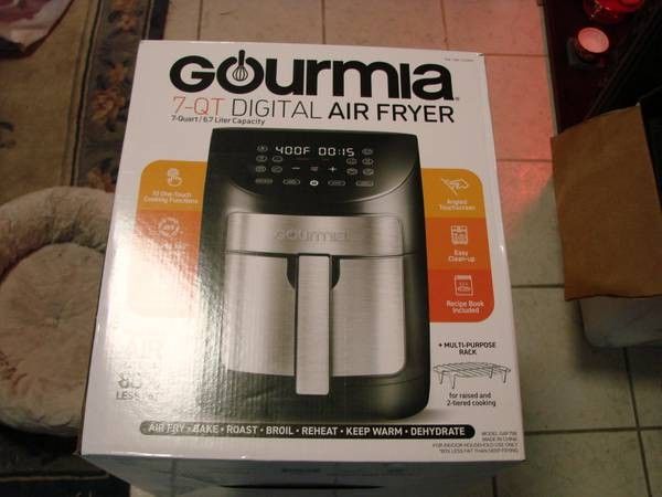 Gourmia 7-Quart Digital Air Fryer with Touch Presets