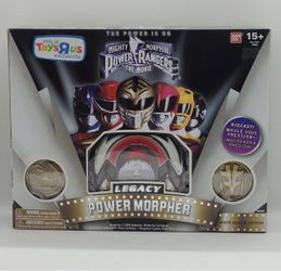 Brand New Bandai Power Rangers The Movie Legacy White Ranger Power Morpher Toys R Us