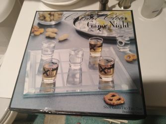 Shot glass tic tac toe