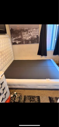 Cal King Bedframe W/Free Mattress