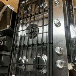 KITCHEN AID 36”WIDE COOK TOP STAINLESS STEEL 