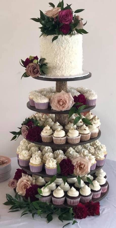 Cupcake Stand 5 Tier (75 Capacity) For Wedding, Special Event - Cupcake Not Included