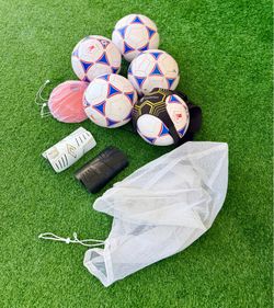 Complete Soccer Training Bundle - 5 Balls, Cones, Kick Trainer & Shin Guards!