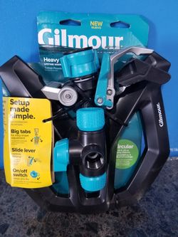 Brand new GILMOUR HEAVY DUTY SPRINKLER. MANY AVAILABLE