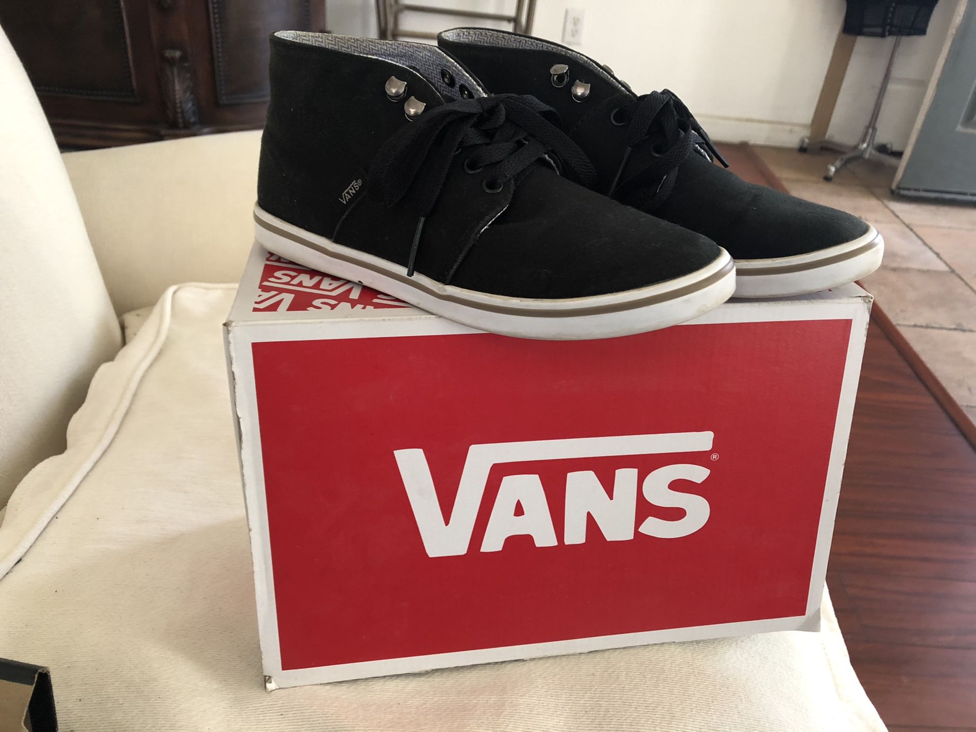 Vans Black Canvas Sz. 5.. still in box
