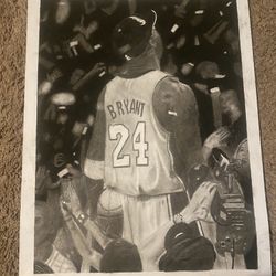 Kobe Bryant Pencil Portrait 