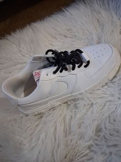 Women's sz10 pixel AF1 white