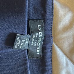Liz Claiborne Career Women Navy Pants
