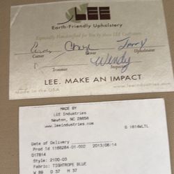 Multi Green. MADE IN USA AT LEE FURNITURE IN  CALIFORNIA 