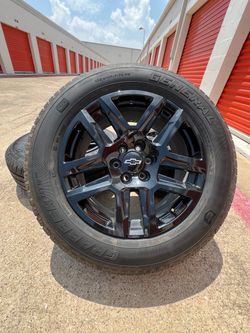 20s Chevy gmc Trailboss black rims Rines wheels 6lug Oem