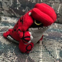 Rare 2010 Pokemon Center Groudon Pokedoll Plush 