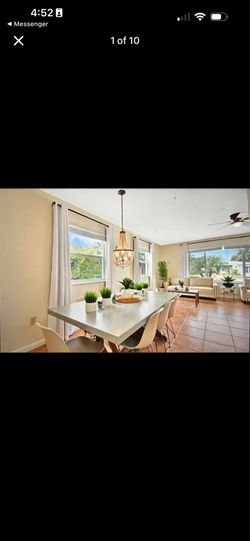 Dining table and centerpiece