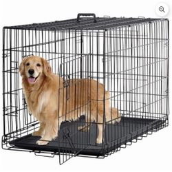 X-Large 48" Metal Dog Kennel, Foldable/portable