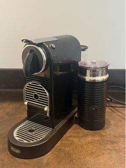 Nespresso machine with milk frother