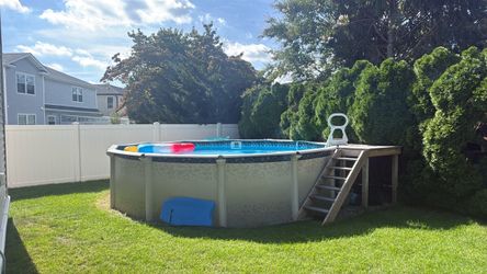 18’ above ground pool