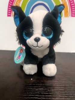 COCO SURPRISE - BLACK & TEAL WITH TEAL EYES - 6 INCH BRAND NEW PLUSH