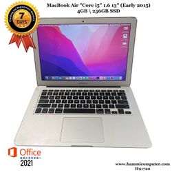 MacBook Air (13-inch, Early 2015) Intel Core i5, 8GB, 256GB "H91720"