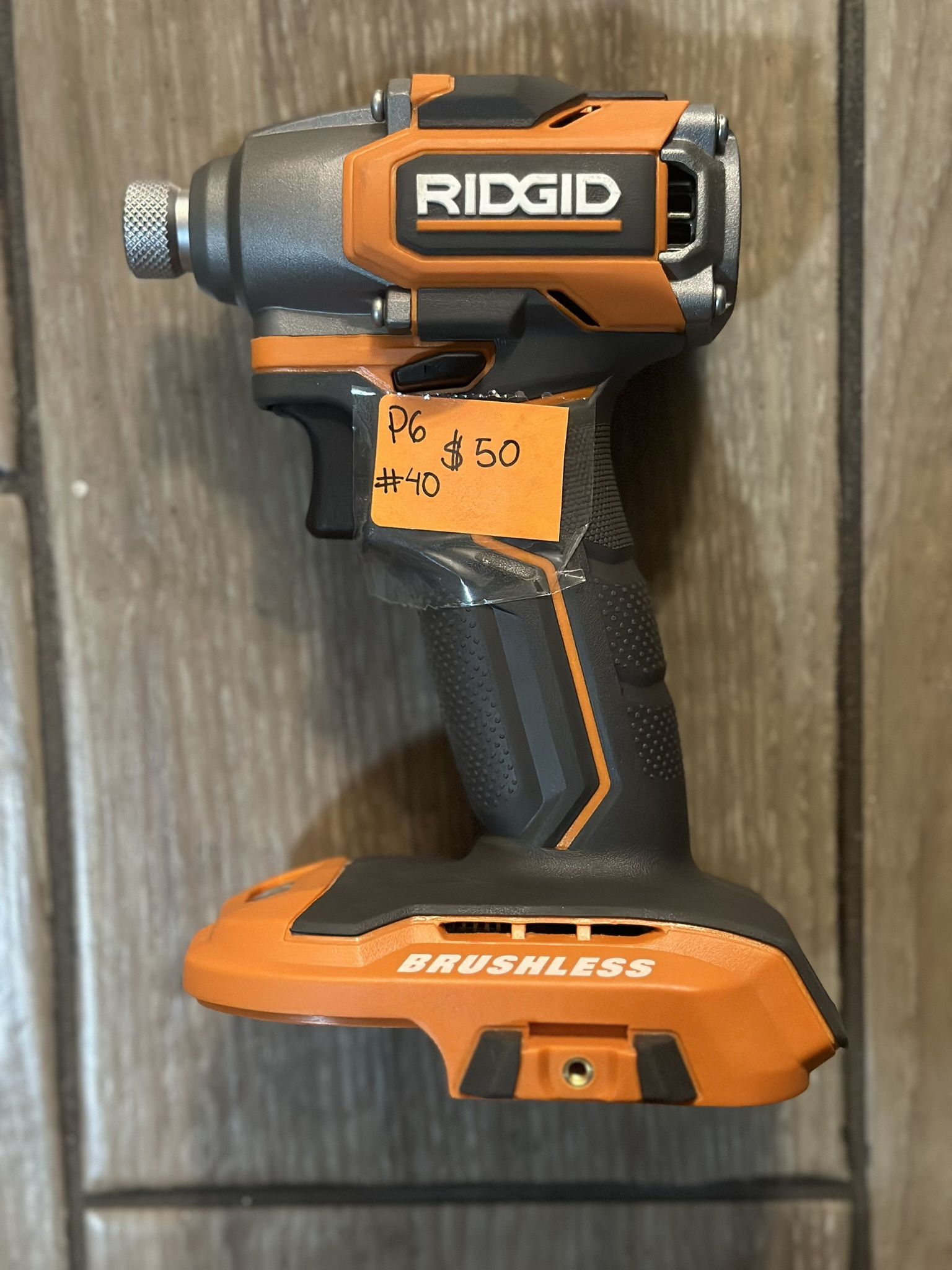 ridgid 18V Brushless SubCompact 1/4 in. Impact Driver (Tool Only)(normal wear)