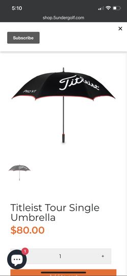 Titleist Single Canopy Golf