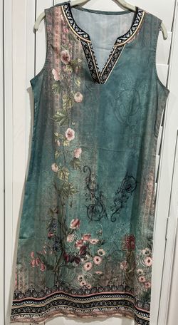 Elegant Floral Dress and Cover Up