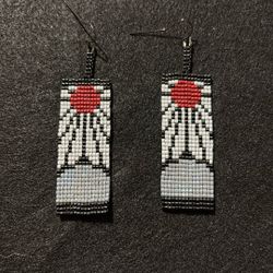 Demon Slayer Beaded Earrings