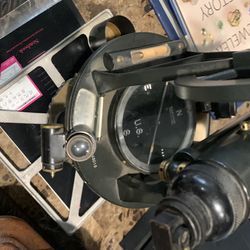 Vintage American Gurley Troy theodolite land survey 1930 w spotting scope