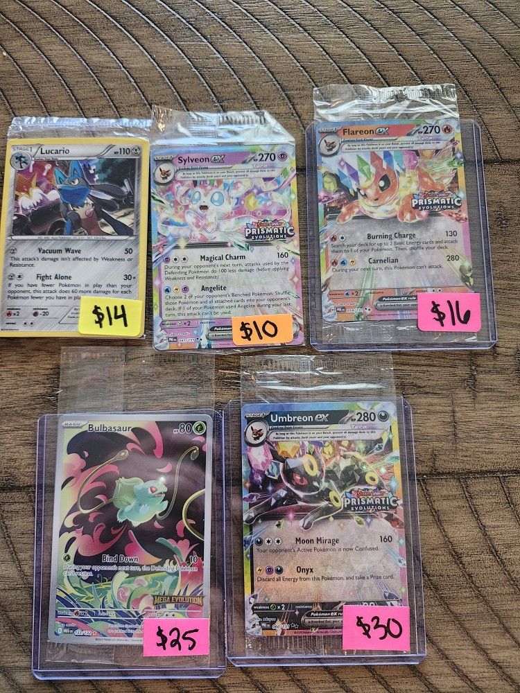 POKEMON SEALED PROMOS UMBREON BULBASAUR LUCAROO