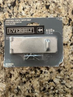 Everbilt 4-1/2 in Adjustable Staple Safety Hasp