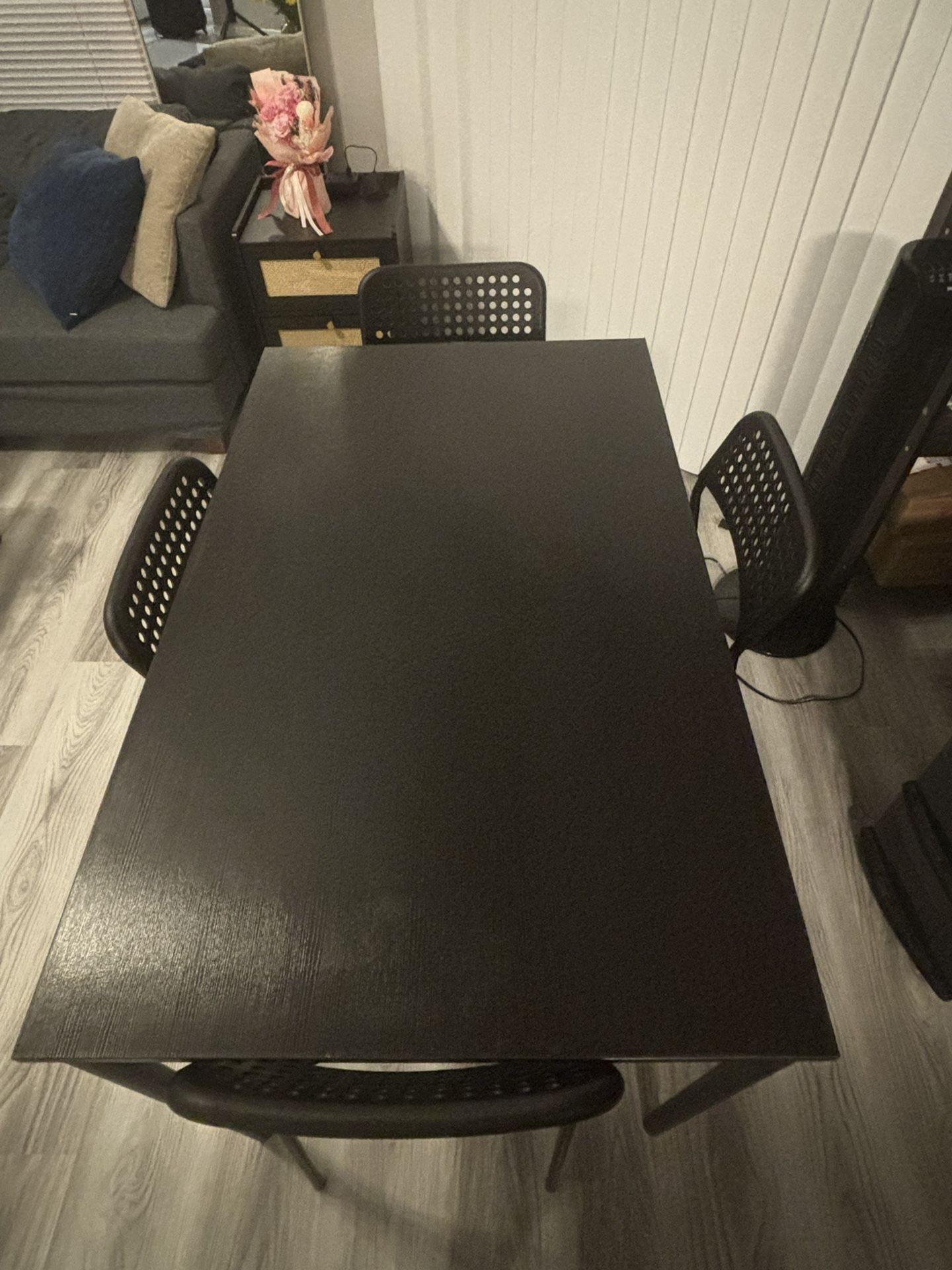 Table, Chairs, And Stool Set  