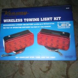 Wireless tow light Kit,ultra bright led,rechargeable battery