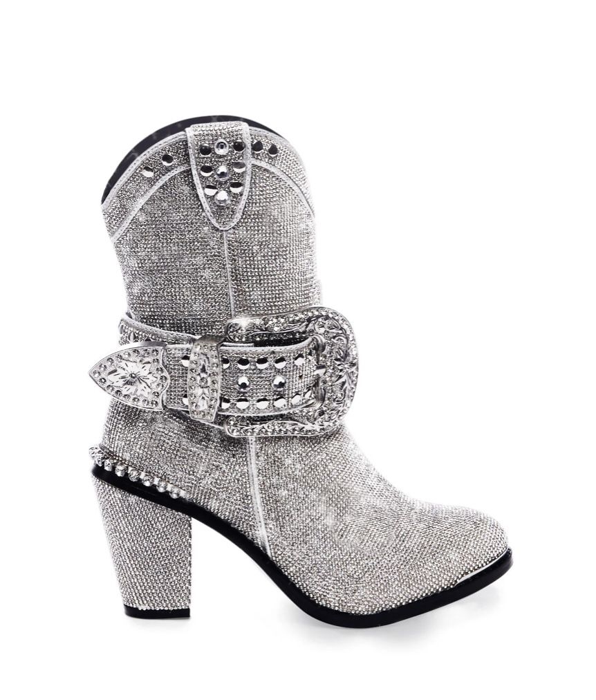 New Club exx cowboy bling boots