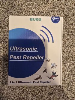 6 pack ultrasonic bug and rodent repeller