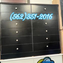 12 Drawer Black Compressed Dresser Chest Cajonera Comoda