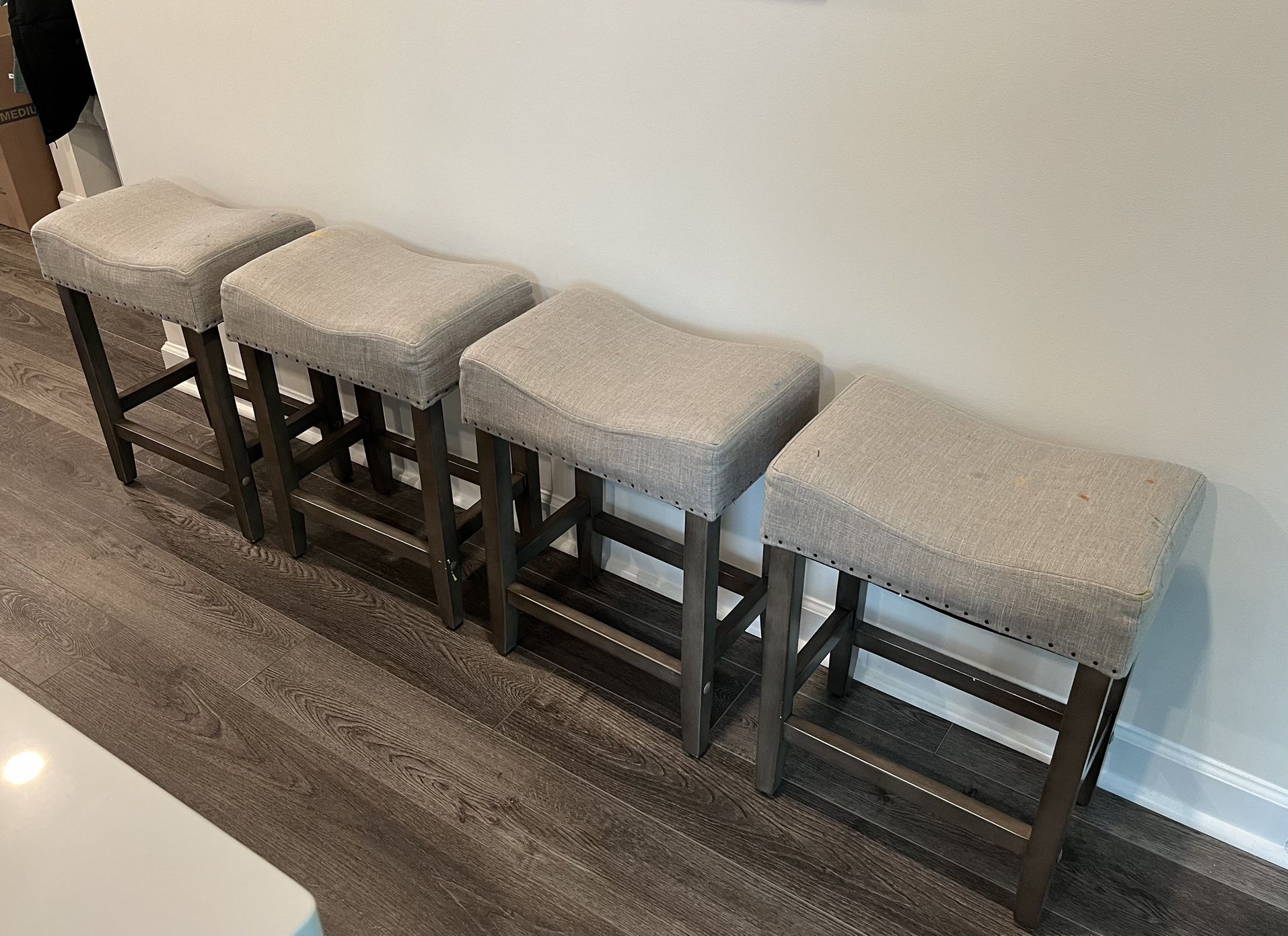 Set Of 4 Table Height Stools