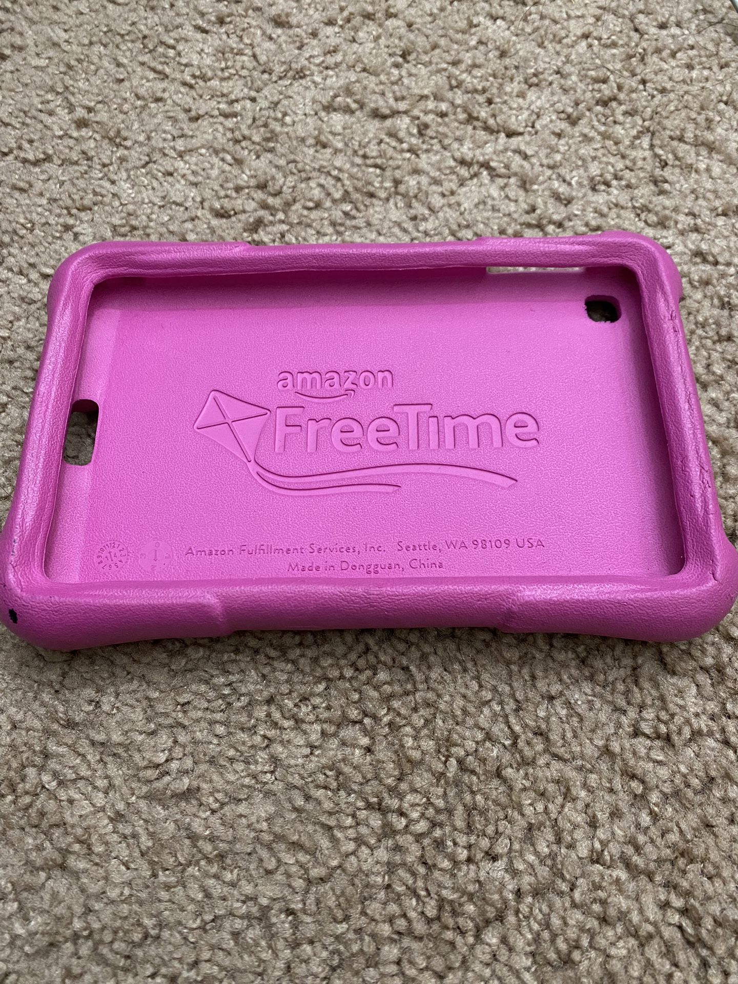 Amazon Pink Freetime Kid-Proof Case for Fire Tablet