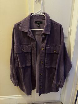 Purple Corduroy Jacket