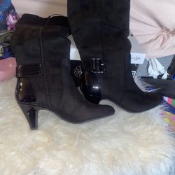 East 5th Savio Black Knee-High Boots - Size 7.5