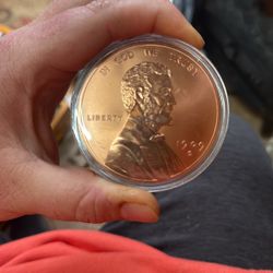 Giant Penny 5 Ounces Of Copper