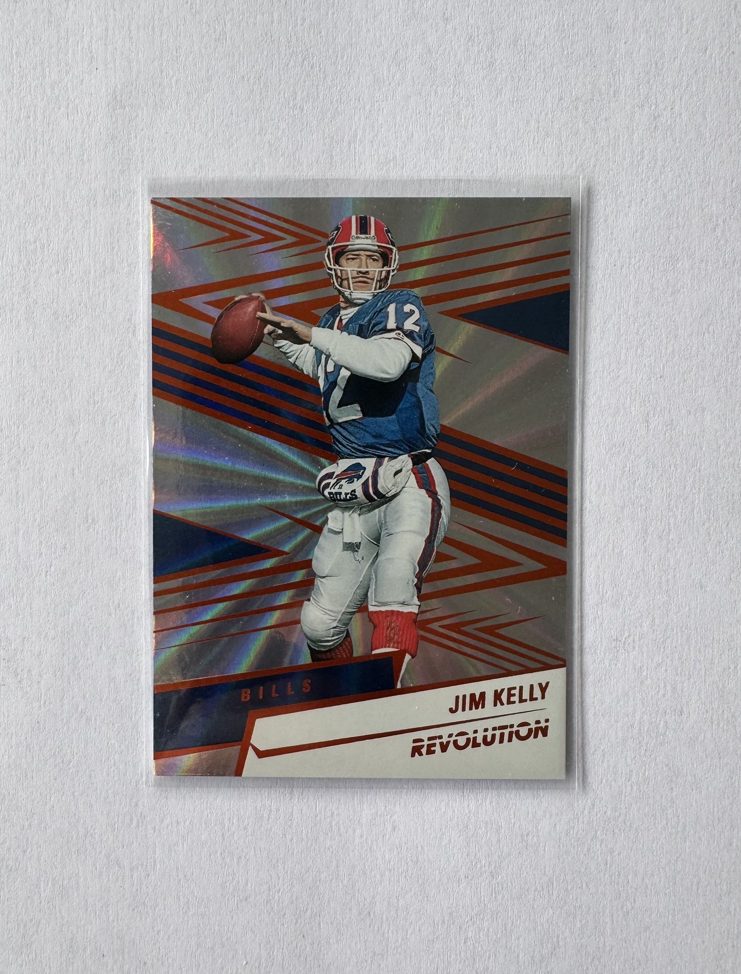 2025 Jim Kelly Panini Revolution Sunburst SP /18