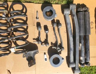 jeep wheels, suspension and radio parts